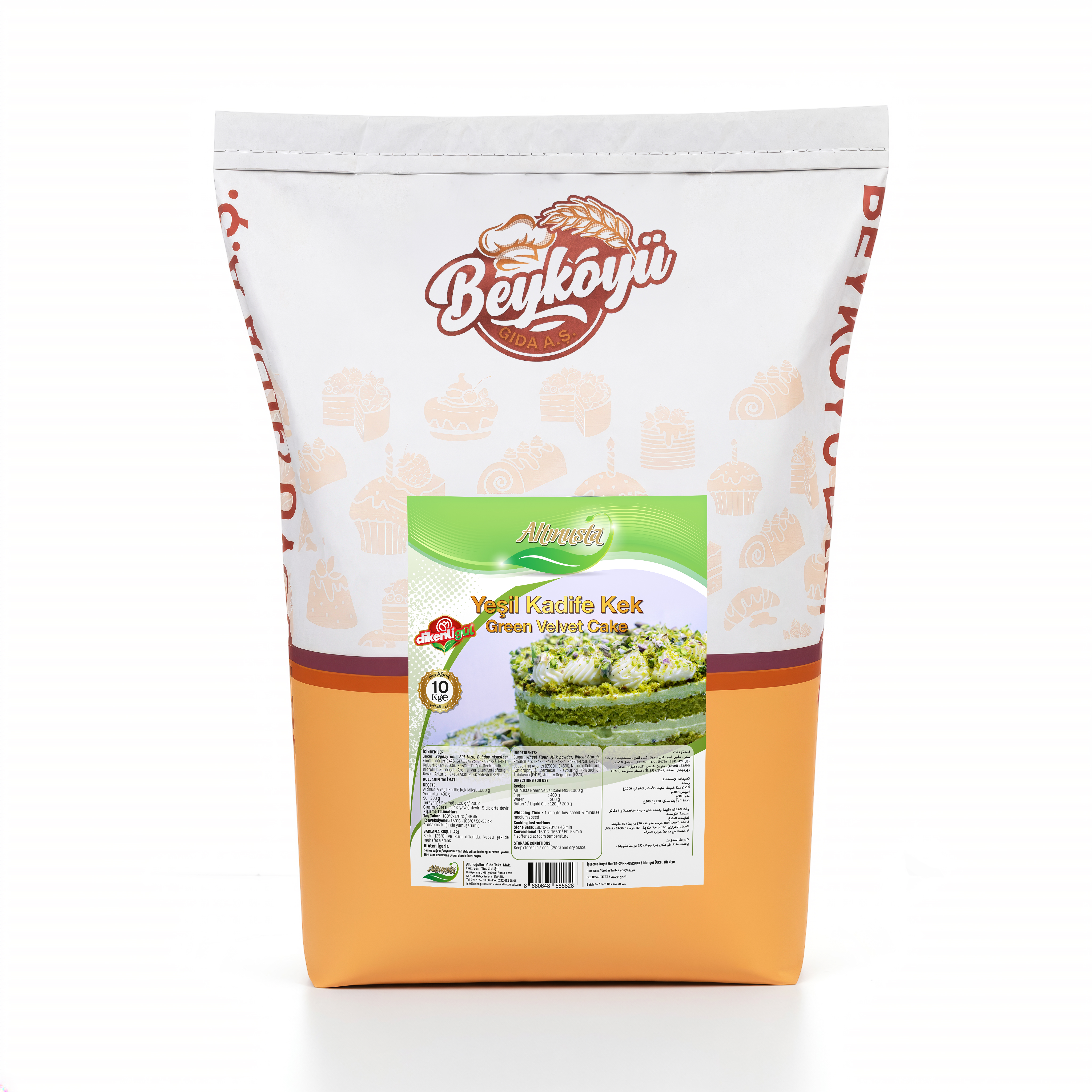 Altınusta Yeşil Velvet Kek Miksi